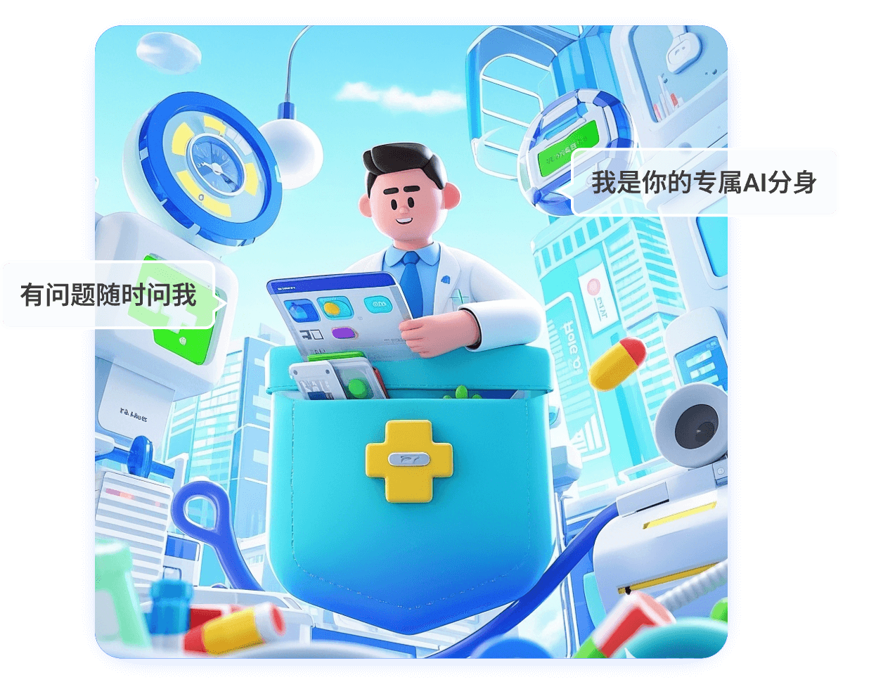 AI分身系统展示图